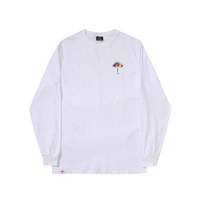 Hélas Tie Dye Long Sleeve T-Shirt (White)