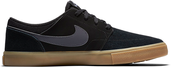 NIKE SB Portmore II Solar Black / Dark Gray shoes