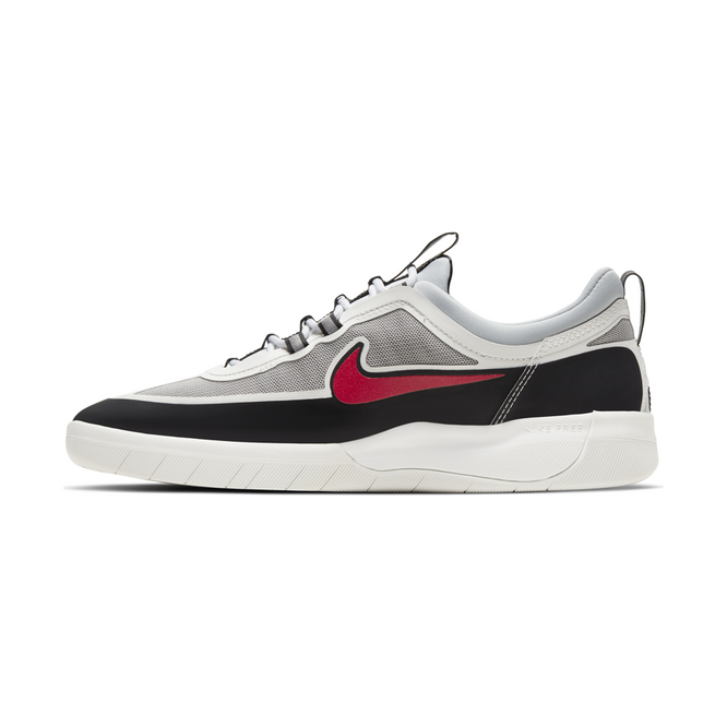 Nike SB Nyjah Free 2.0 (Black / Sport Red / Metallic Silver)