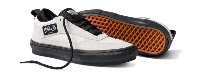 Vans Skate Safe Low by Atiba Jefferson (Bone White / Black)