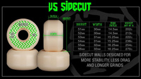 Bones Wheels STF 99A Patterns V5 Sidecut 54 mm wheels