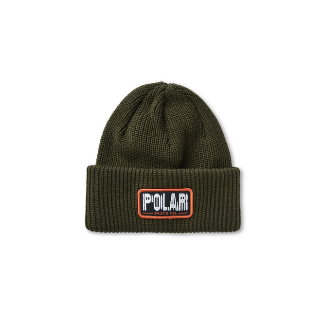 Polar Skate Co. Winter Hat Earthquake Merino Beanie (Army Green)
