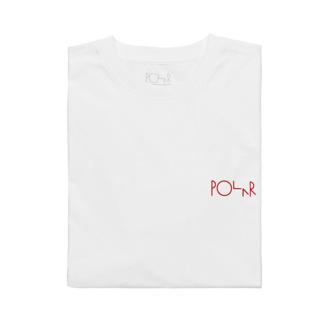 POLAR SKATE CO. T-SHIRT MAN WITH DOG TEE 2 (WHITE)