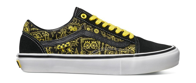 Vans Skate x Spongebob Old Skool (Black / Yellow / White)