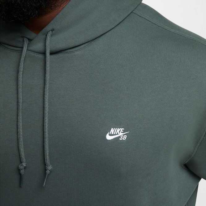 Nike SB Essential Skate Logo Hoodie (Vintage Green / White)