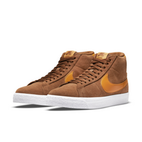 Nike SB Zoom Blazer Mid (Pecan/Light Curry/White)