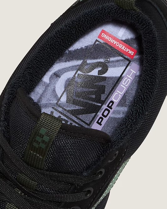 Vans Skate Old Skool 36+ by Atiba Jefferson (Black / Dark Green)