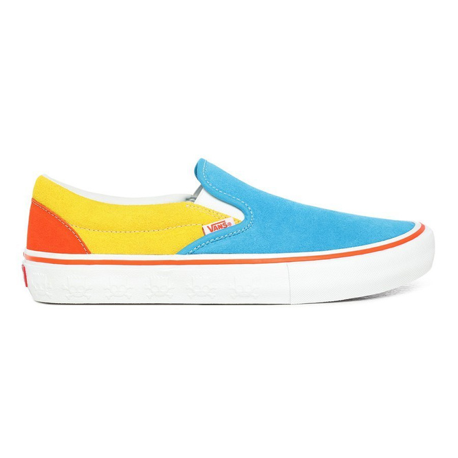 Vans x The Simpsons Slip-On Pro (Blue / Yellow / Red)