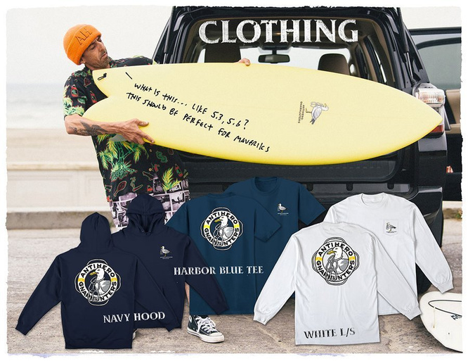 Antihero x Gnarhunters T-Shirt (Harbor Blue)