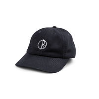 Polar Skate Co. Cap Stroke Logo Cap (Dark Navy)