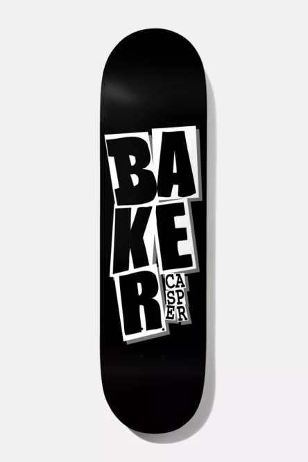 Baker Skateboards Casper Stacked (Black)