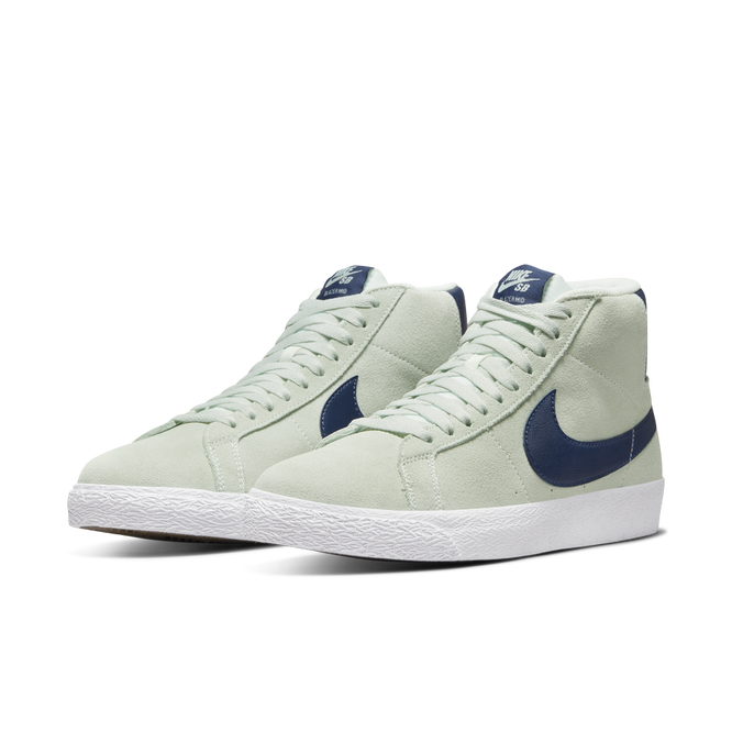 Nike SB Zoom Blazer Mid (Barely Green / Navy / White)