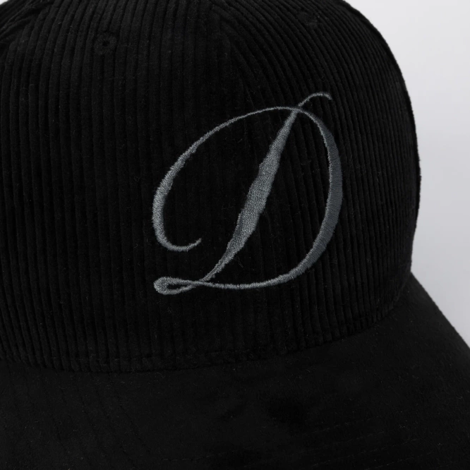 Dime Cord Full Fit Cap (Black)