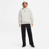 Nike SB Y2K 1/4-Zip Fleece Skate Pullover (Grey Heather)