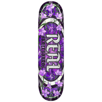 Real Skateboards Cathedral Oval (Purple) 8.25" x 32"