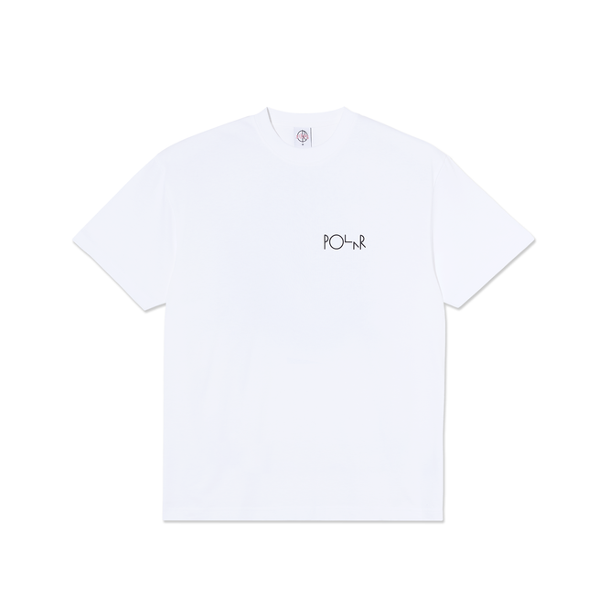 Polar Skate Co. Searching For Peace Fill Logo Tee (White)