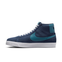 Nike SB Zoom Blazer Mid (Midnight Navy / Noise Aqua / Midnight Navy)