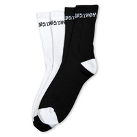 THRASHER SKATE AND DESTROY SOCKS (2 PAIRS)