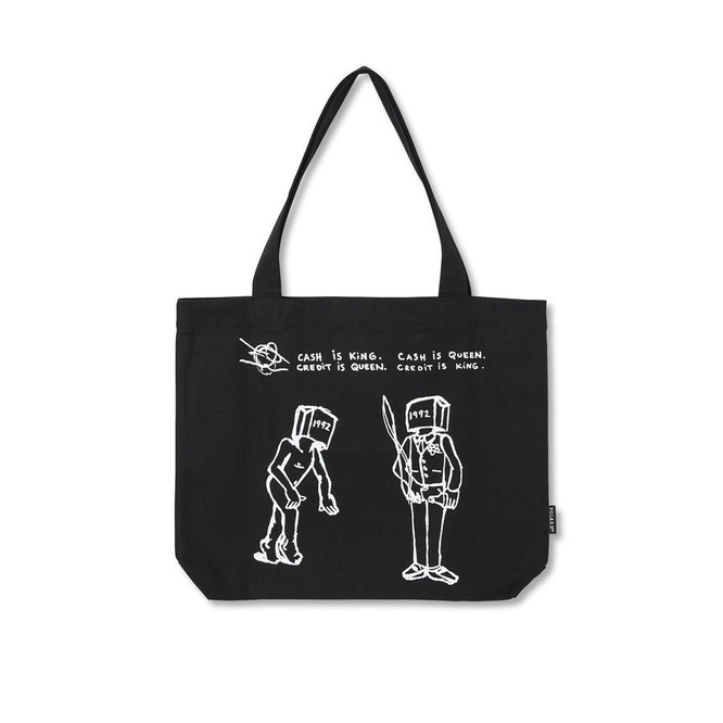 Polar Skate Co. bag Cash Is Queen Tote Bag (Black)