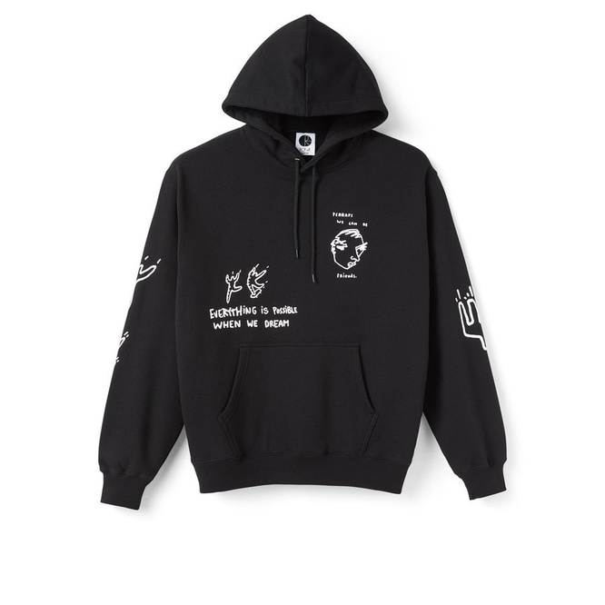 Bluza Polar Skate Co. Notebook Hoodie (Black)