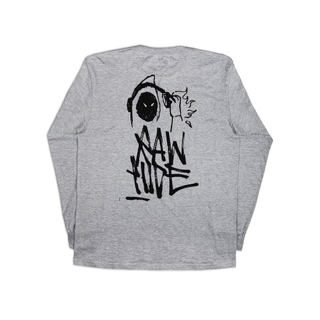 Raw Hide Bassface by Hades Longsleeve (Grey)