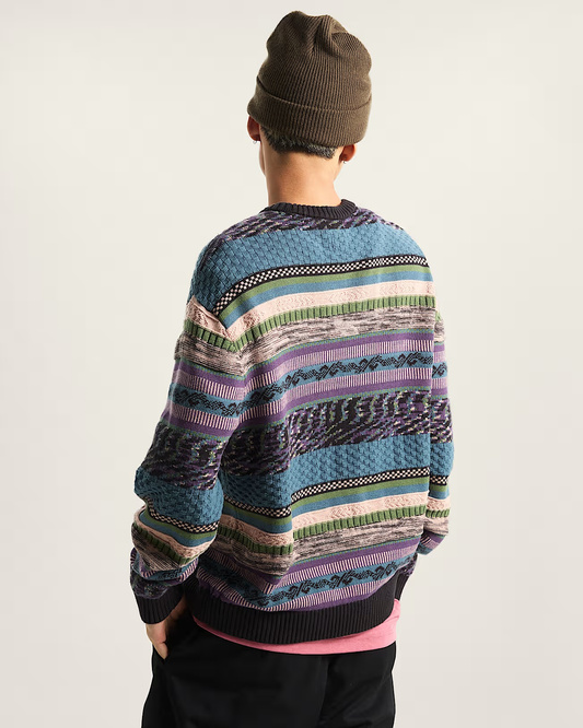 Vans Boyer Crew Sweater (Black / Stargazer)