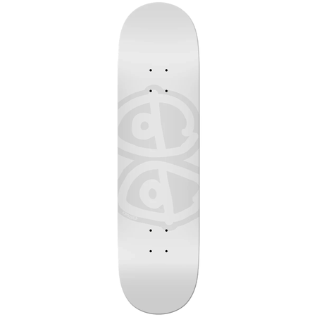 Krooked Skateboarding Eyes (White) 8.06" x 31.8"