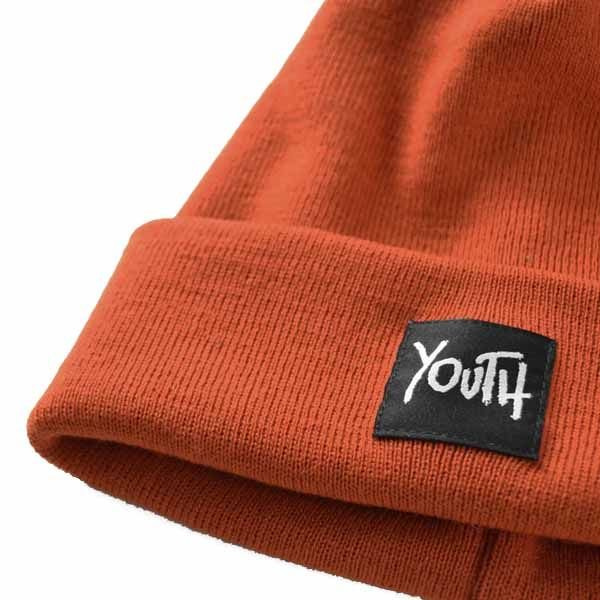 CZAPKA ZIMOWA YOUTH SKATEBOARDS OG LOGO PLAIN BEANIE (ORANGE)