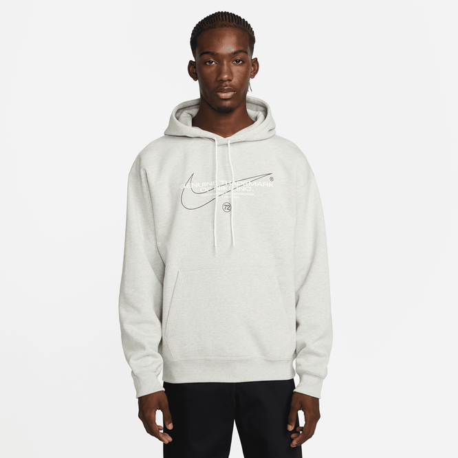 Nike SB Fleece Pullover Skate Hoodie (Grey Heather)