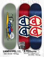 Krooked Skateboarding Eyes Glitter 8.5" x 31.85"