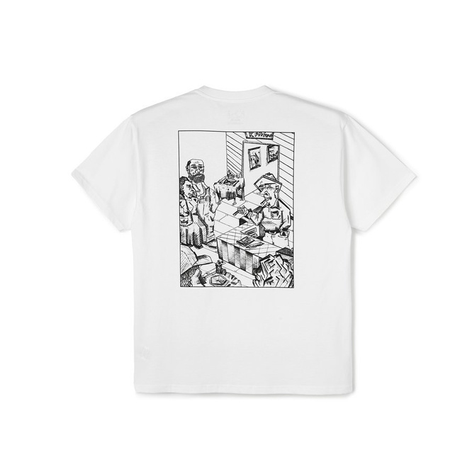 Polar Skate Co. T-Shirt Bistro Tee (White)