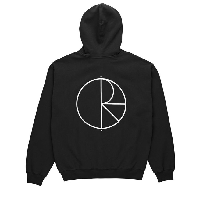 BLUZA Z KAPTUREM POLAR SKATE CO. STROKE LOGO HOODIE (BLACK)