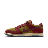Nike SB Dunk Low Pro (Dark Team Red / Burgundy Crush / Olive Flak)