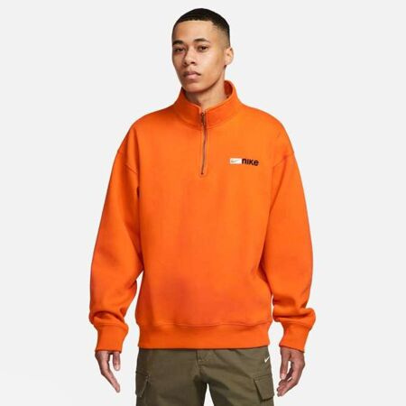 Nike SB Y2K 1/4-Zip Fleece Skate Pullover (Safty Orange)