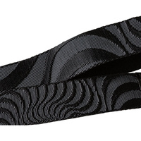 Spitfire Bighead Jaquard Swirl Web Belt (Black/Polished Nickle)