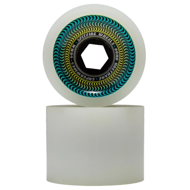 Spitfire Wheels 80HD Superwides (Ice Grey) 60 mm