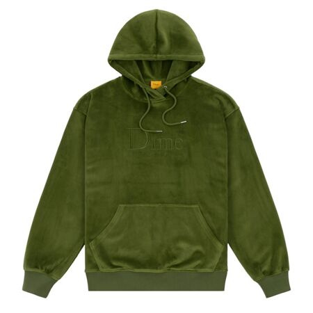 Dime Classic Velour Hoodie (Cedar Green)