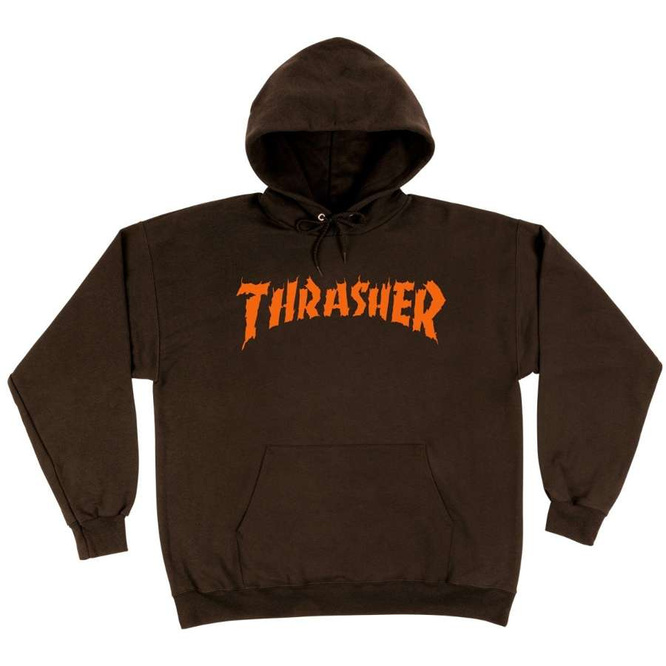 Thrasher x Neckface Burn It Down Hoodie (Dark Chocolate)