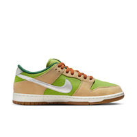 Nike SB Dunk Low Pro (Sesame / Metallic Silver / Pear / Fir)