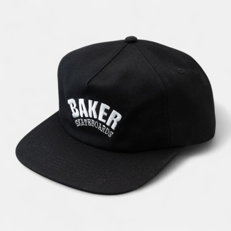 Baker Skateboards Arch Logo Snapback (Black)