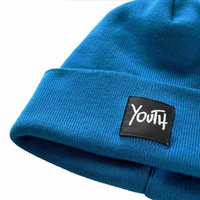 CZAPKA ZIMOWA YOUTH SKATEBOARDS OG LOGO PLAIN BEANIE (BLUE)