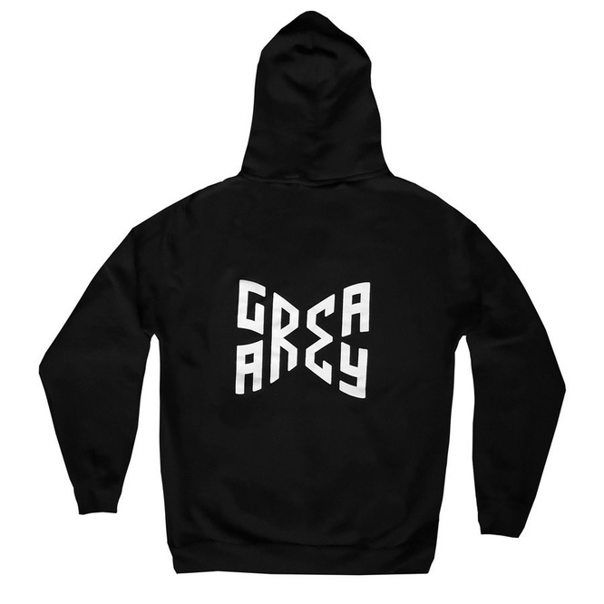 Gray Area OG Logo Hoodie (Black/White)