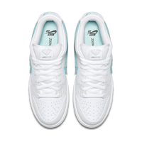 NIKE SB X DIAMOND ZOOM DUNK LOW PRO OG QS SHOES (White / Chrome / Tropical)