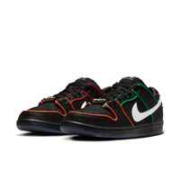 Nike SB x Bronx Girls Skate Dunk Low Pro (Black / White / Challenge Red / Total Orange)