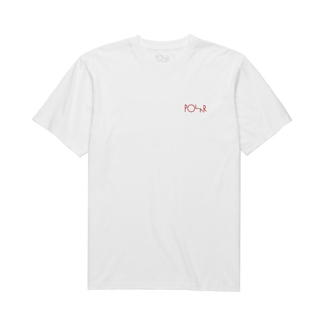 POLAR SKATE CO. T-SHIRT MAN WITH DOG TEE 2 (WHITE)