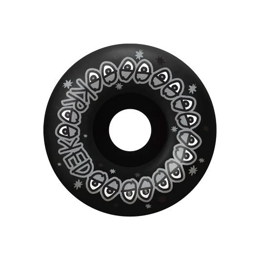 Krooked Glow Eyes (Black) 8.0"" Complete Skateboard