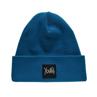 CZAPKA ZIMOWA YOUTH SKATEBOARDS OG LOGO PLAIN BEANIE (BLUE)
