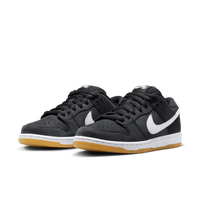 Nike SB Dunk Low Pro ISO (Black / White / Gum Light Brown)