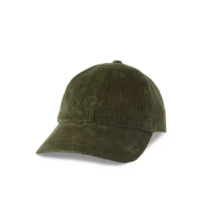 Polar Skate Co. Cord Sai Cap (Uniform Green)