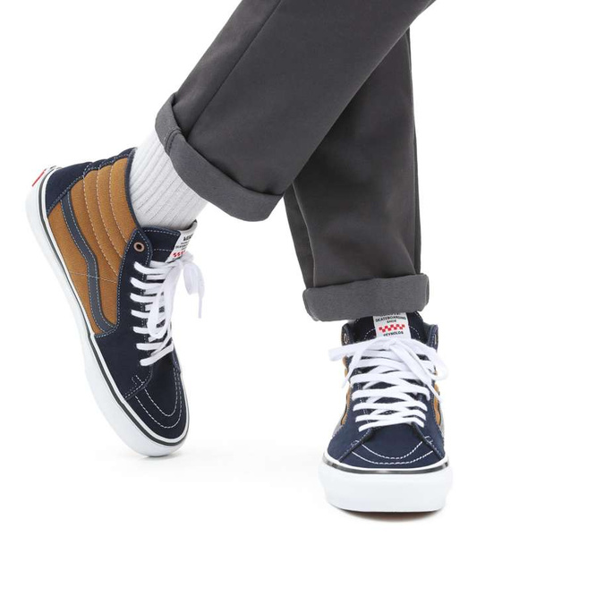 Vans x Reynolds Sk8-Hi (Navy / Golden Brown)